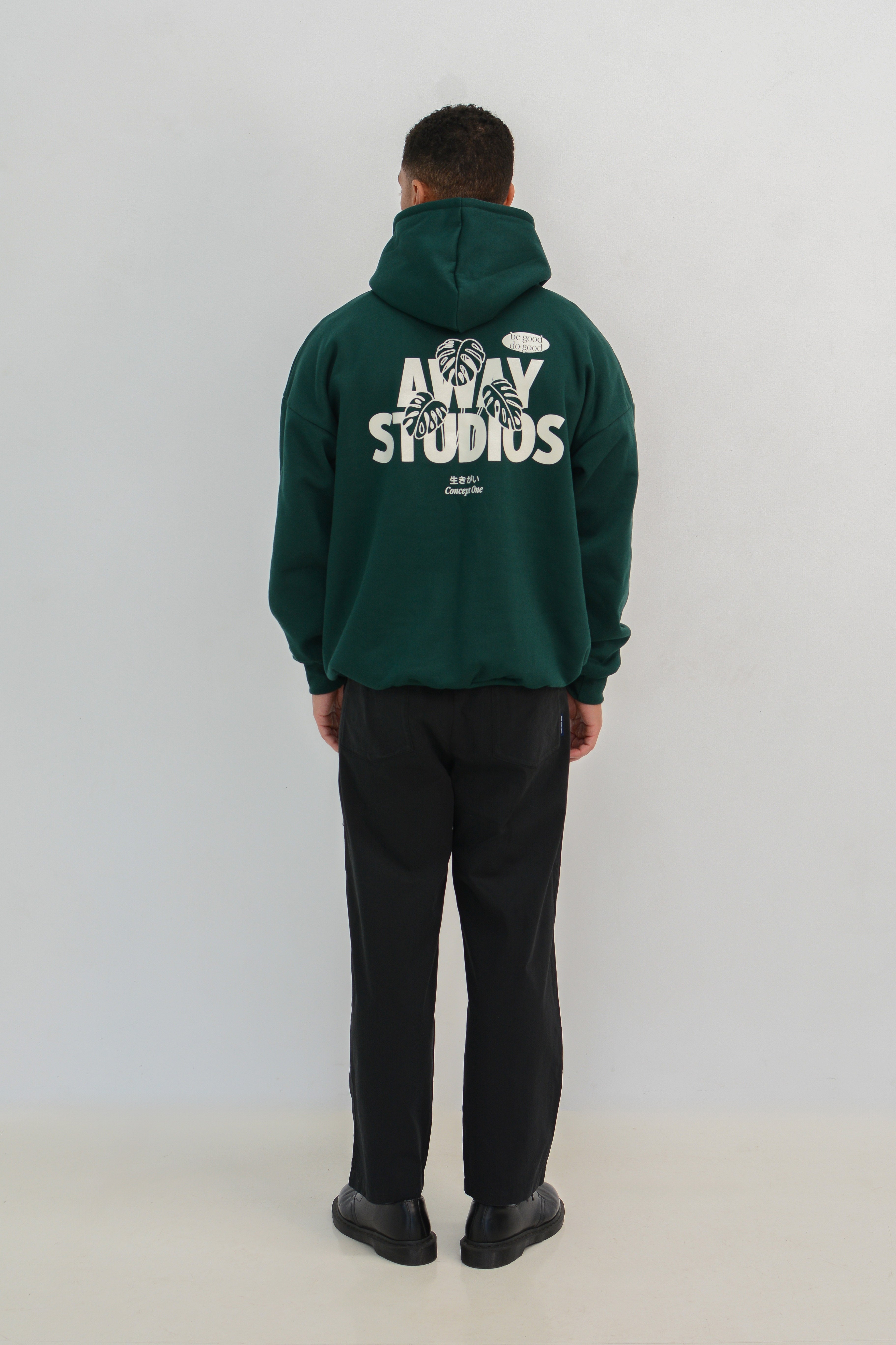 The Monstera Hood - Forest Green