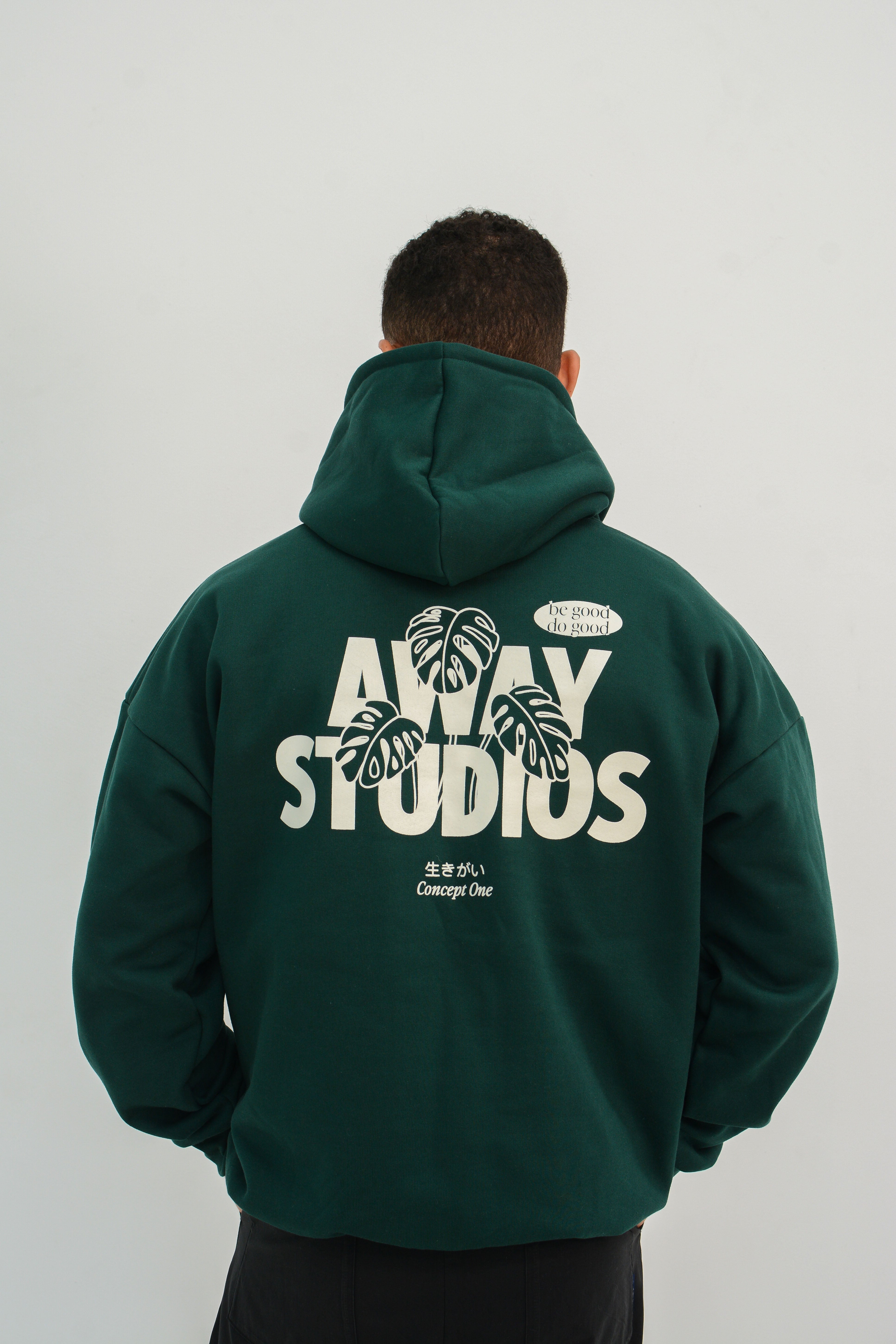 The Monstera Hood - Forest Green