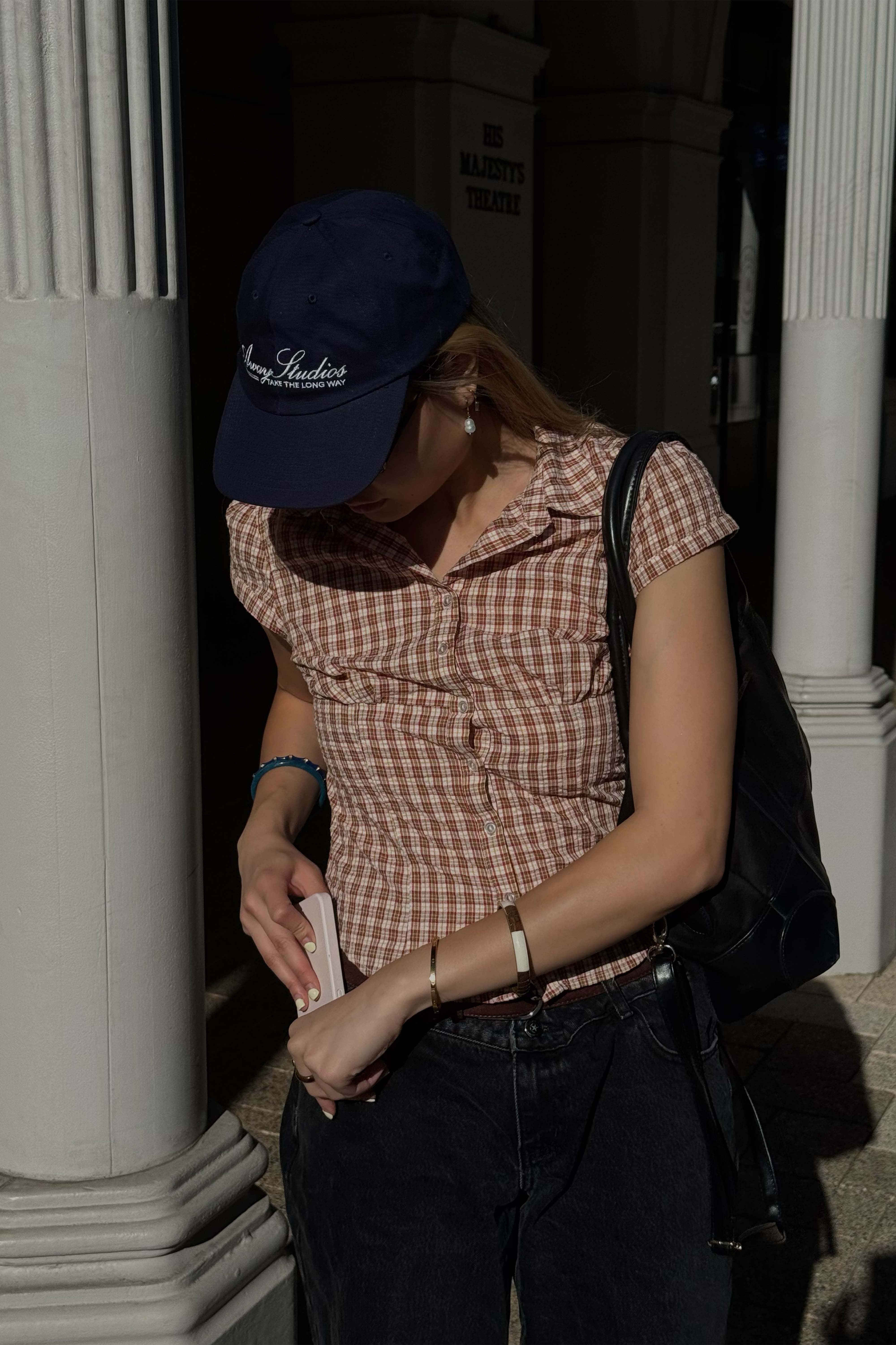 Long Way Cap - Navy Blue