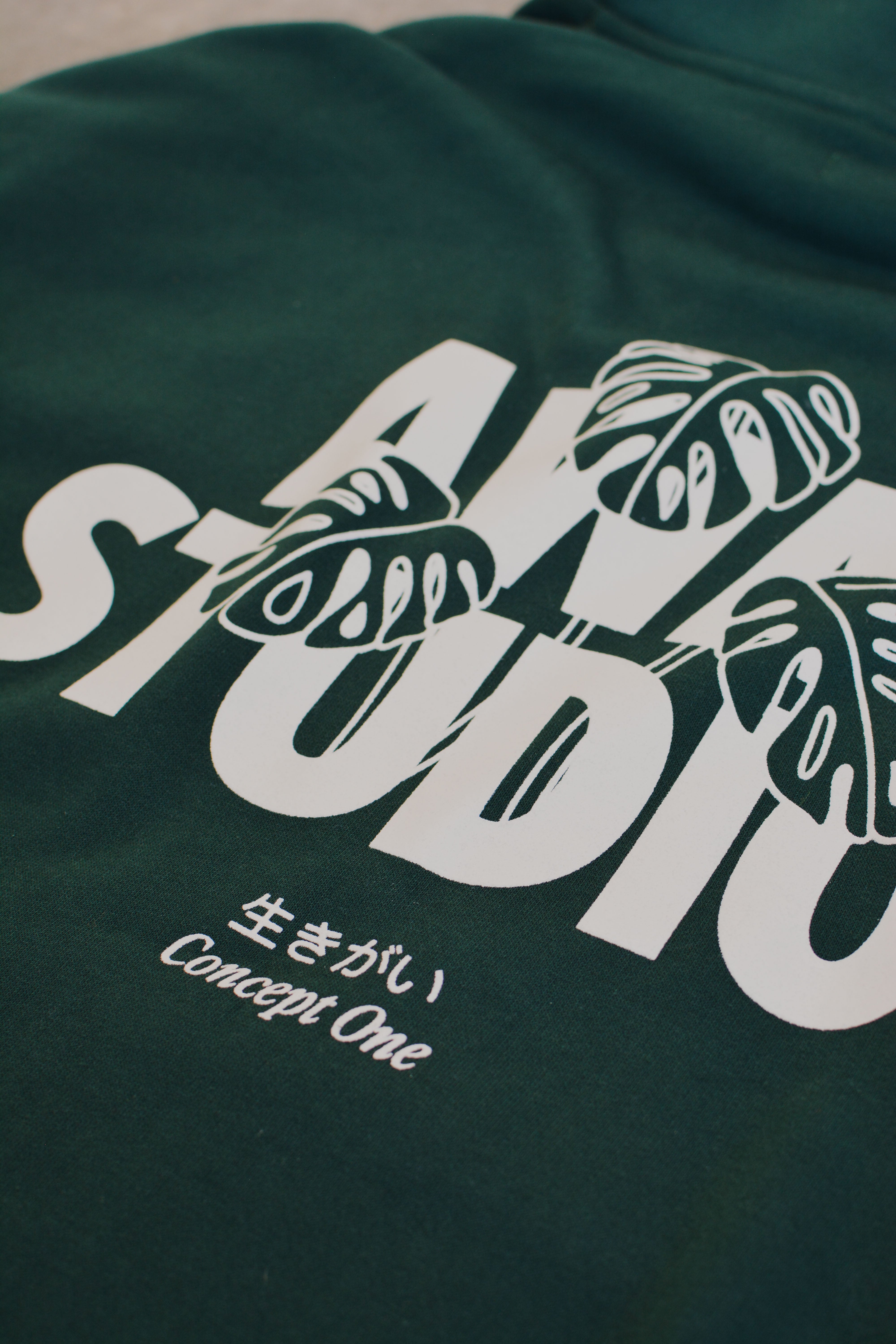 The Monstera Hood - Forest Green