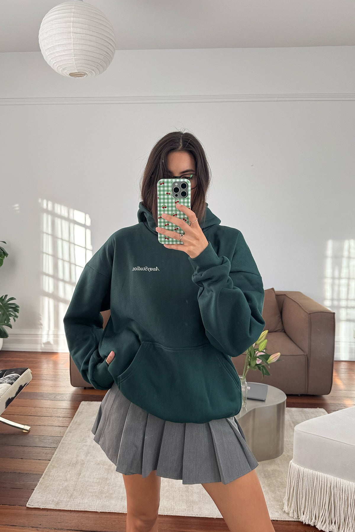 The Monstera Hood - Forest Green